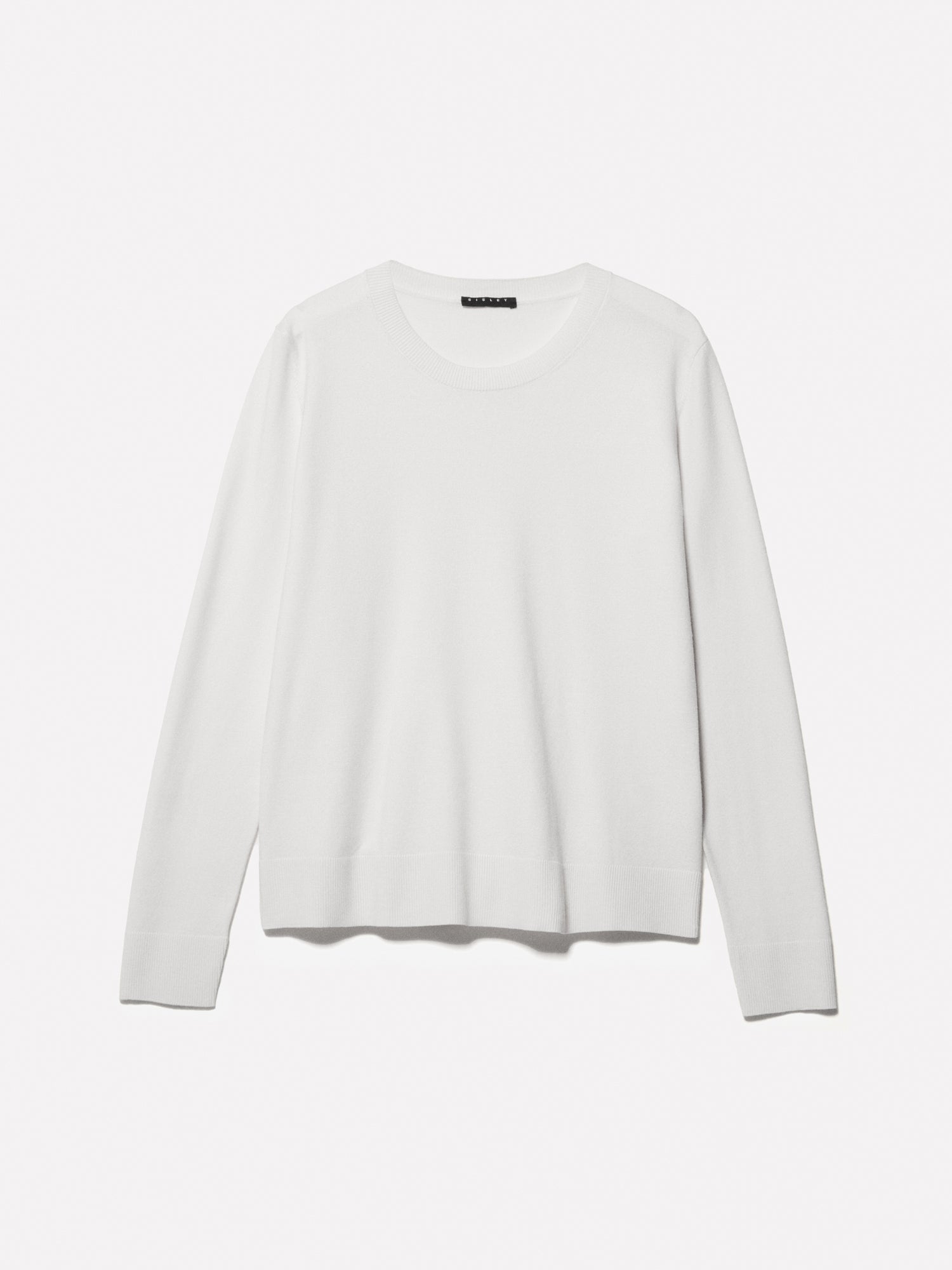 Maglia girocollo da donna bianco panna | Sisley Outlet