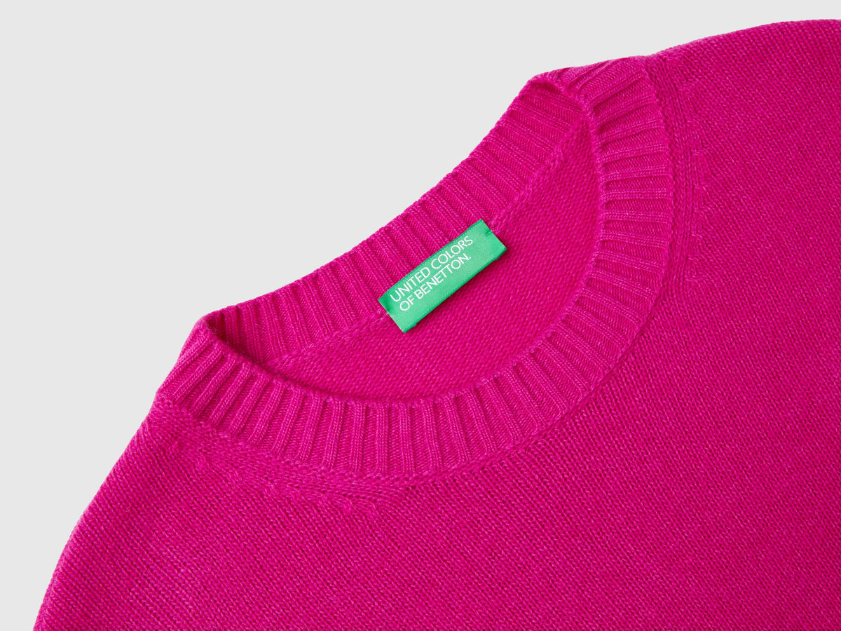 Maglia boxy fit in misto lana