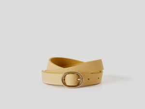 Cintura in vera pelle scamosciata
