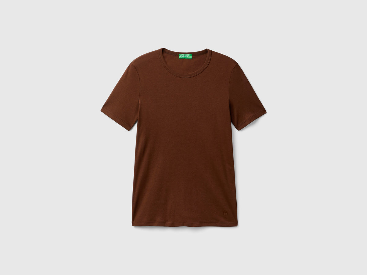 T-shirt in cotone a fibra lunga