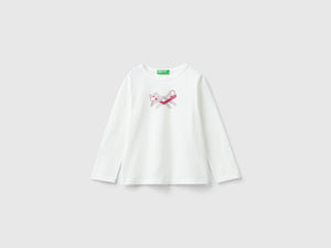 Maglietta regular fit in cotone bio