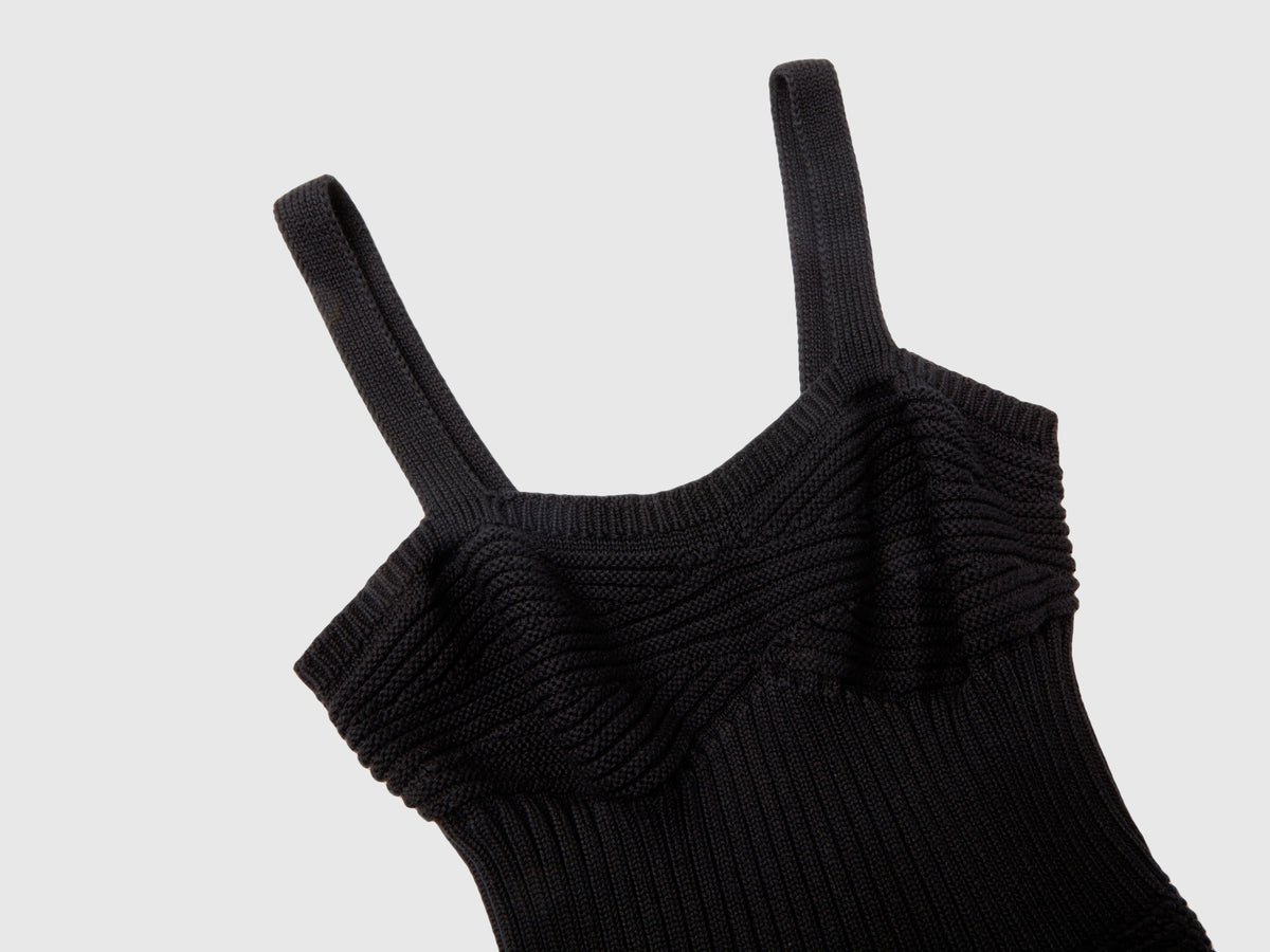 Top in maglia lavorata