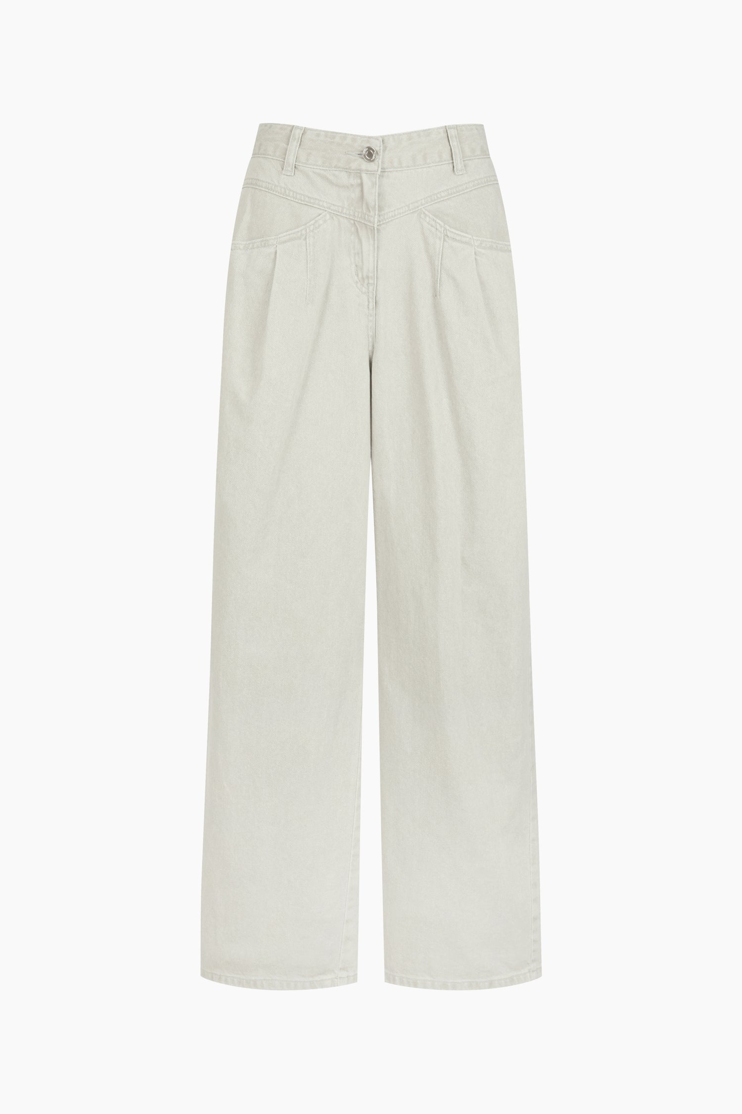Jeans con pinces da donna bianco | Sisley Outlet