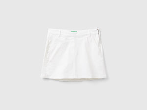 Minigonna in cotone stretch