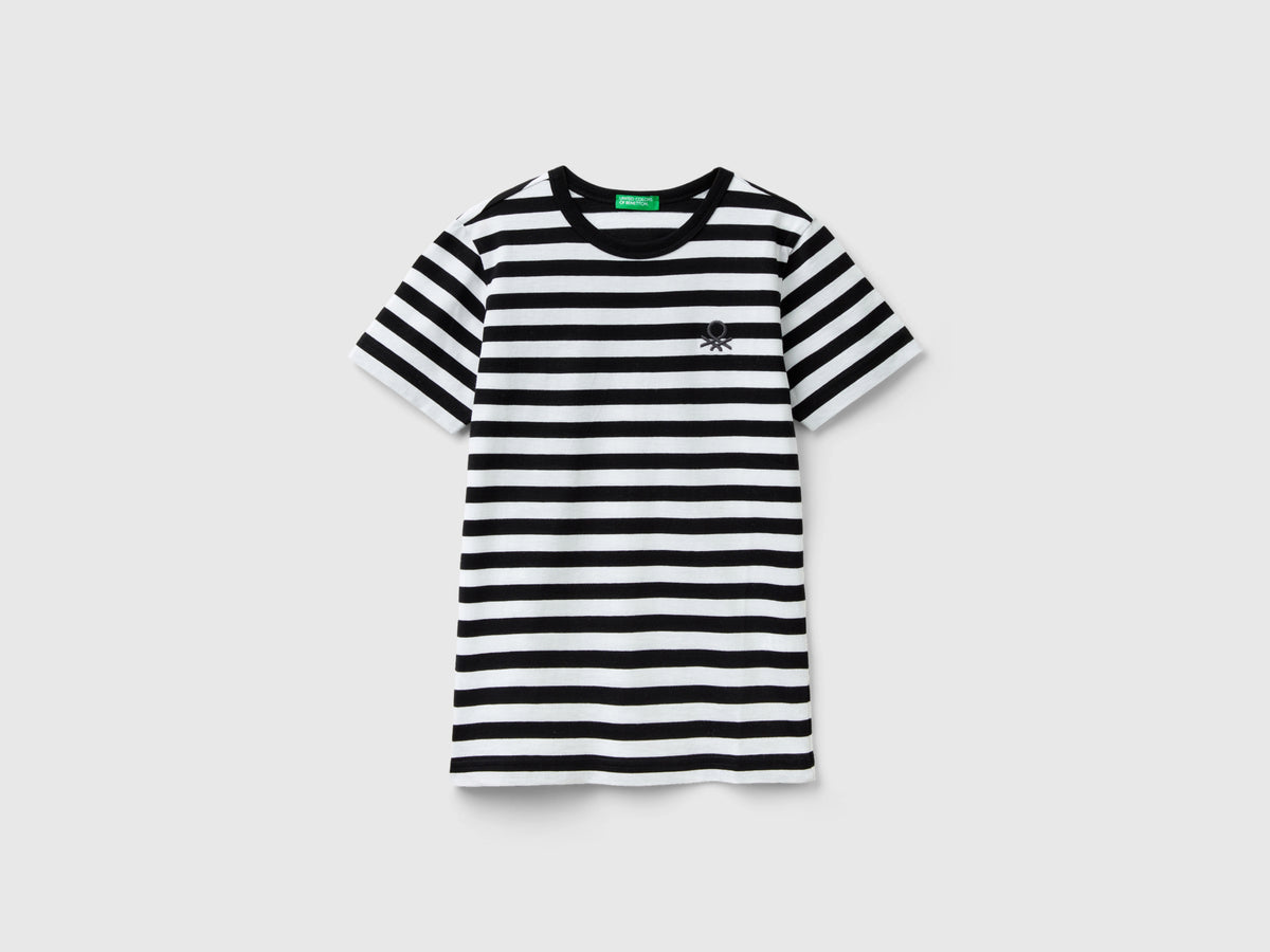 Maglietta a righe 100% cotone