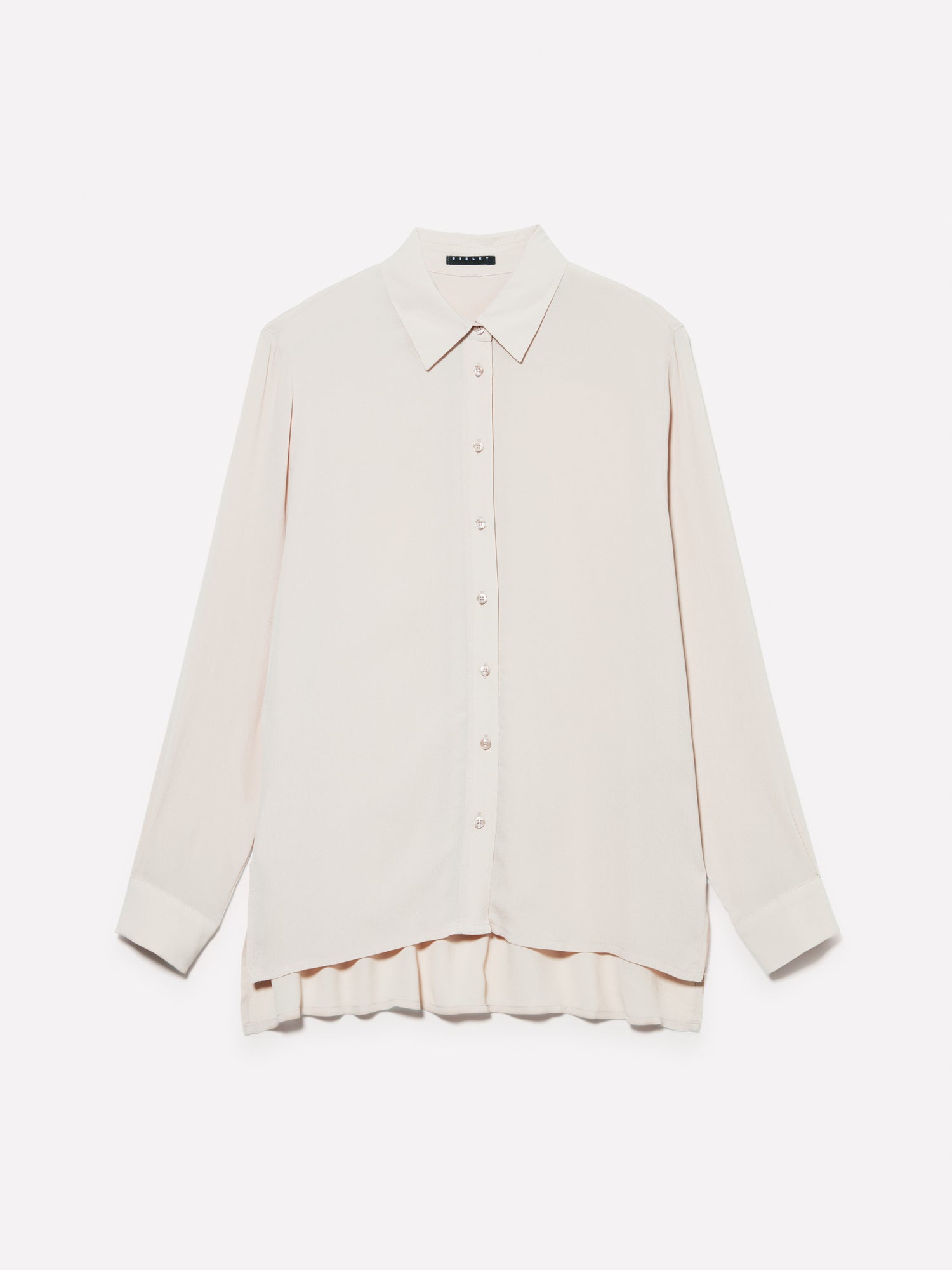 Camicia rosa chiaro 100% viscosa over fit da donna rosa tenue | Sisley Outlet