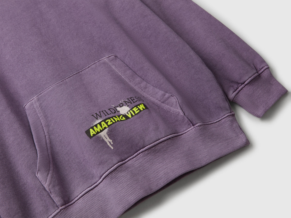 Felpa oversize con stampa