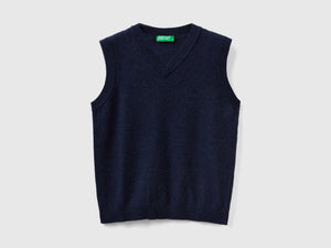 Gilet in misto lana e cashmere