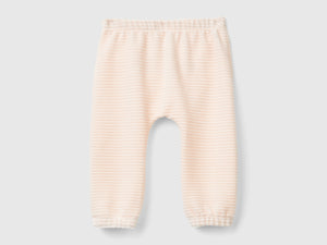 Pantaloni in ciniglia con ricamo