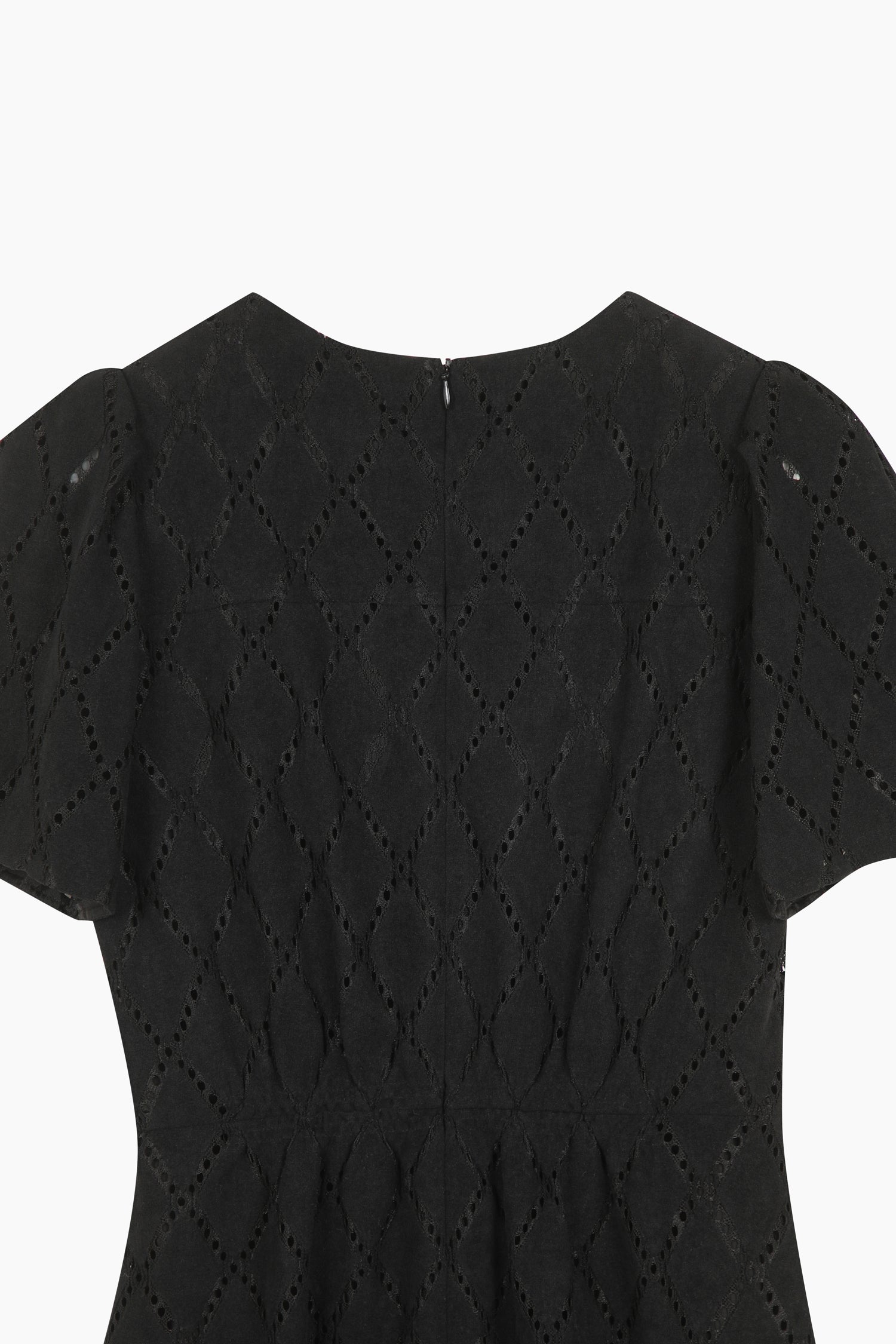 Vestito in pizzo sangallo da donna nero 4 | Sisley Outlet