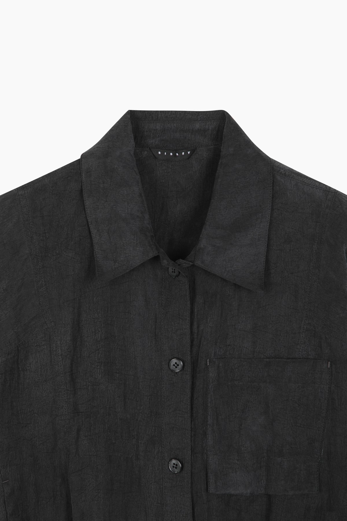 Giacca a camicia in tessuto fluida
