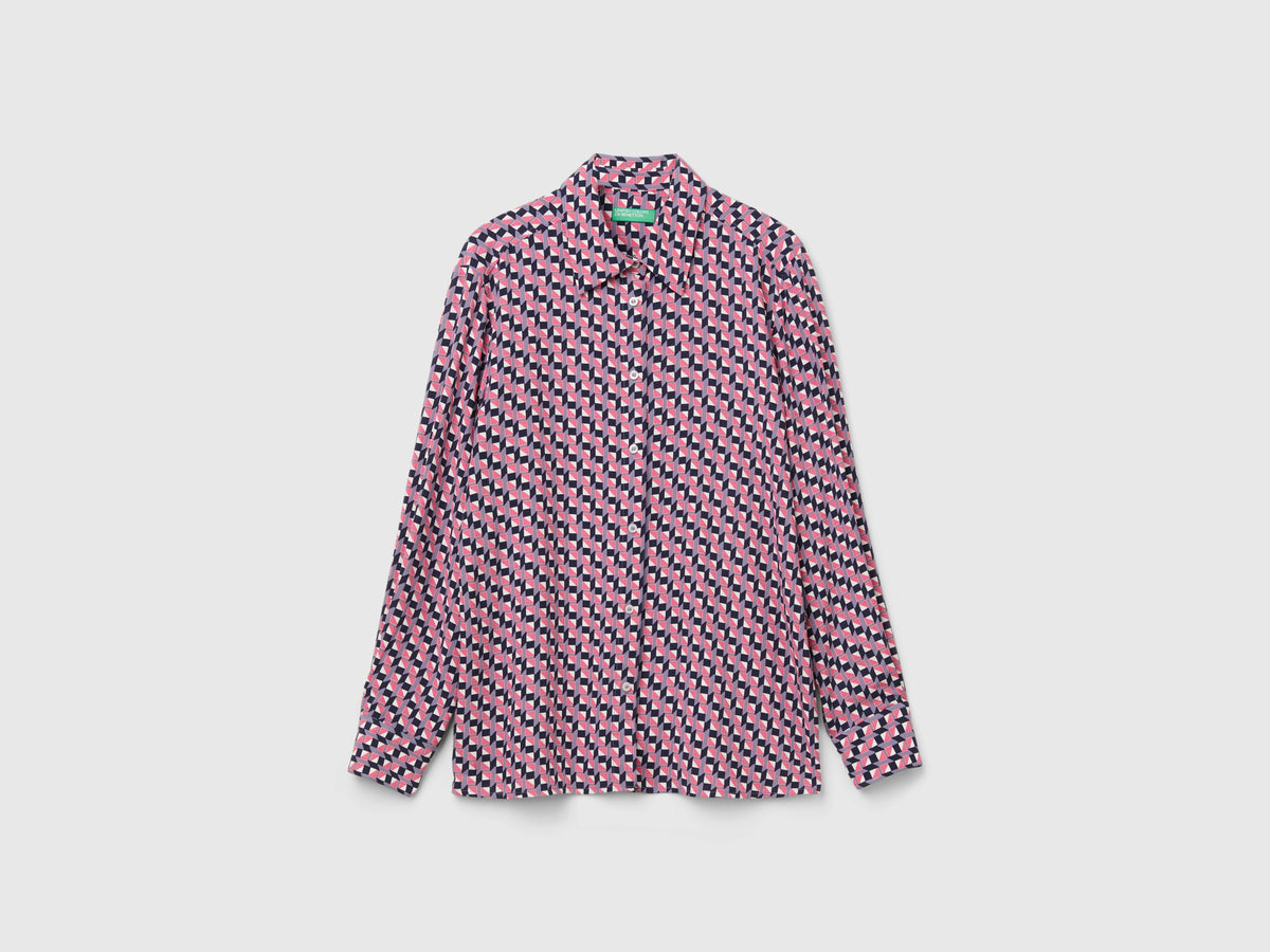 Camicia fluida fantasia