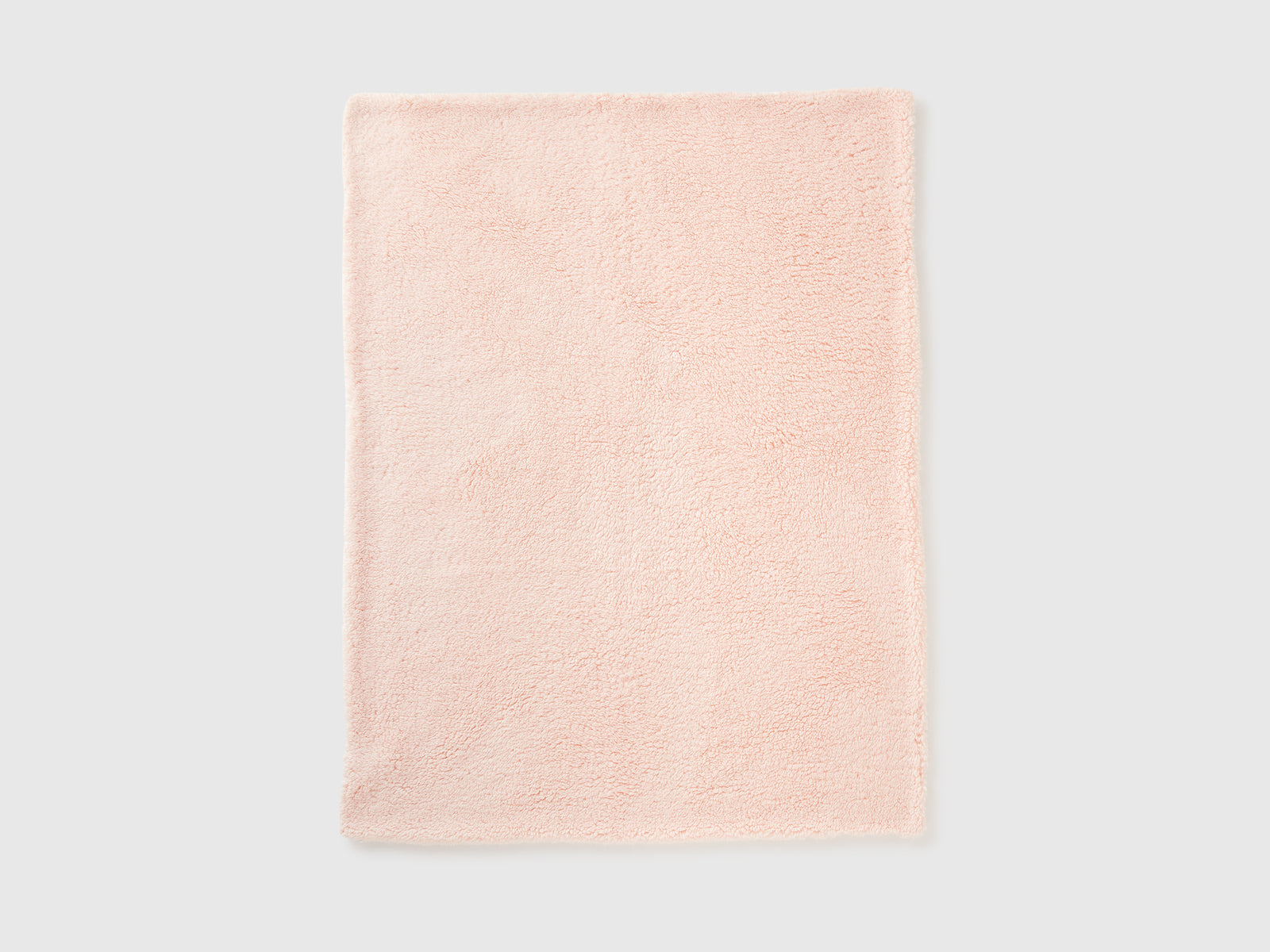 Coperta effetto orsetto da neonato rosa tenue | Benetton Outlet