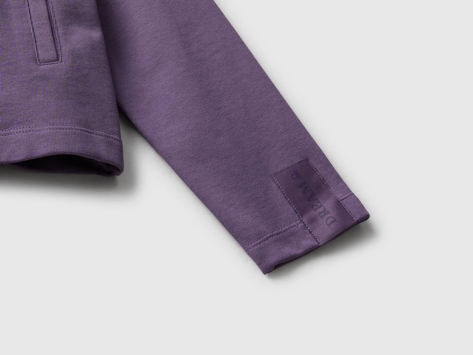 Felpa con zip e cappuccio da bambina viola 3 | Benetton Outlet