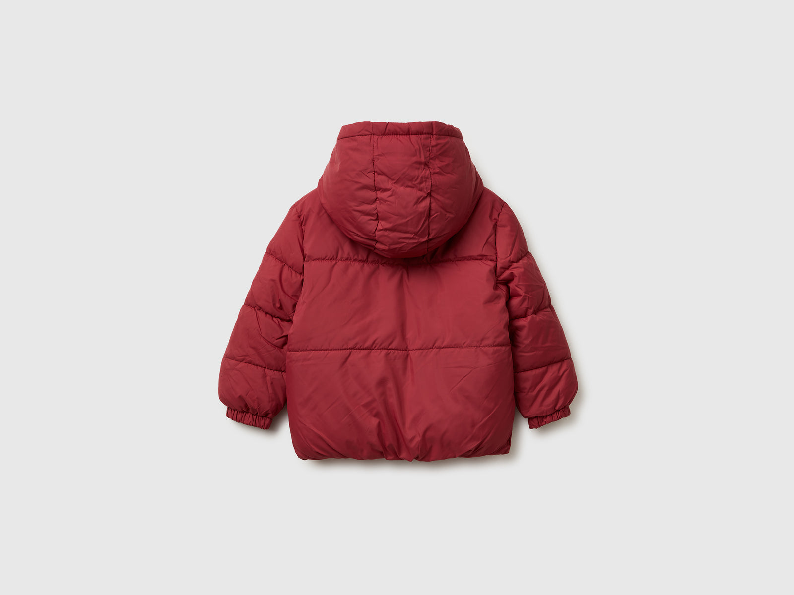 Giubbotto con interno orsetto da bimbo corallo 2 | Benetton Outlet