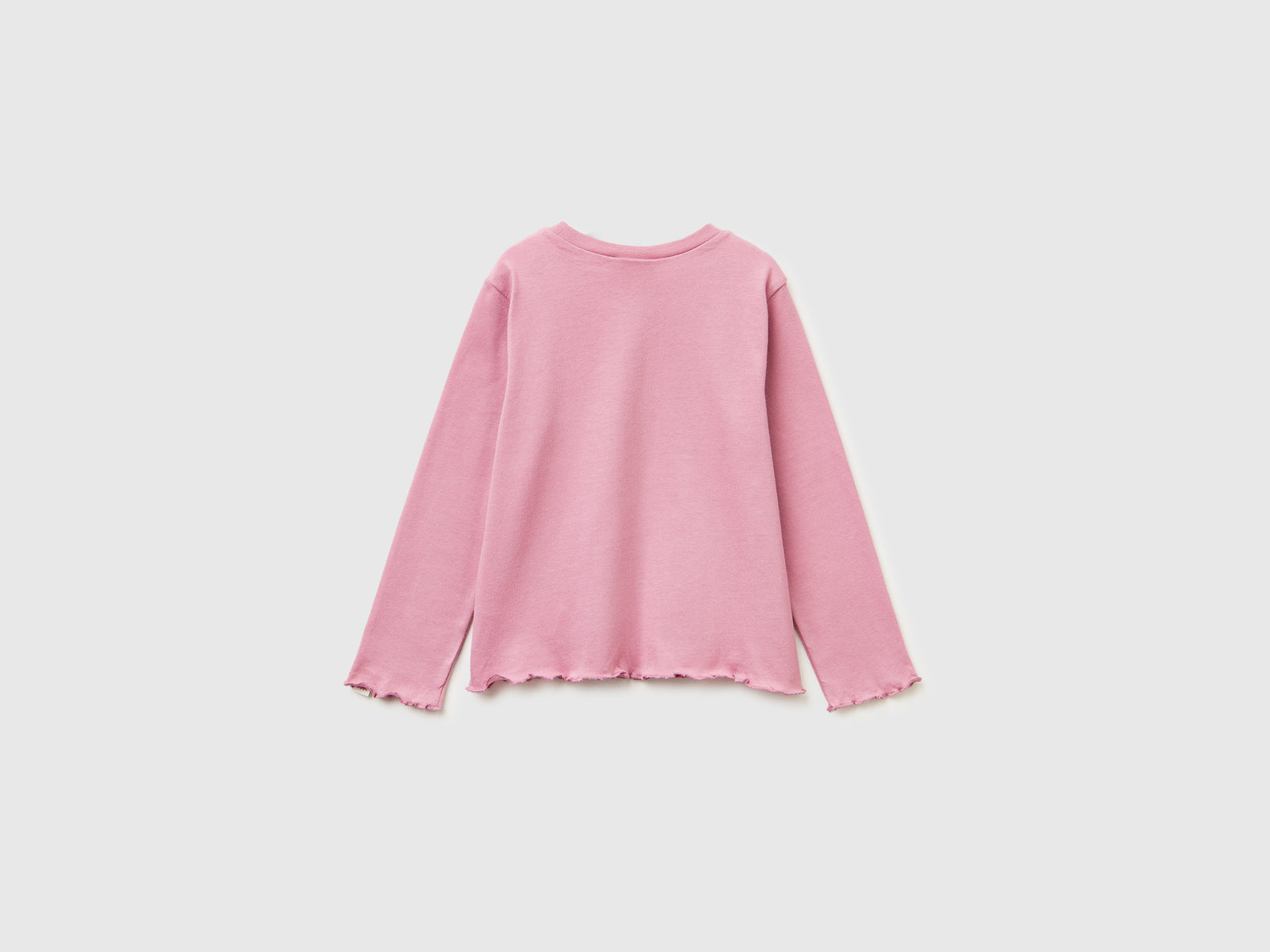 T-shirt con stampa Minnie da bimba rosa 2 | Benetton Outlet