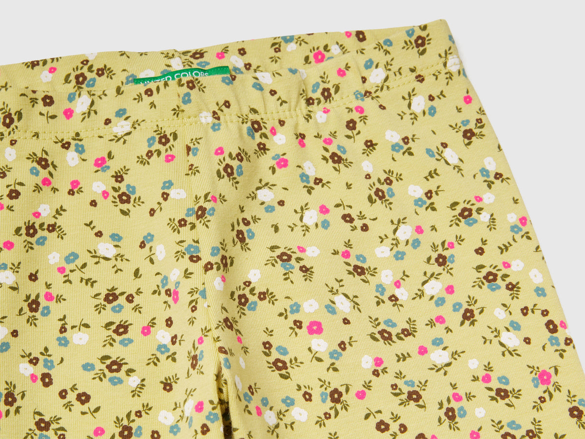 Leggings a fiori