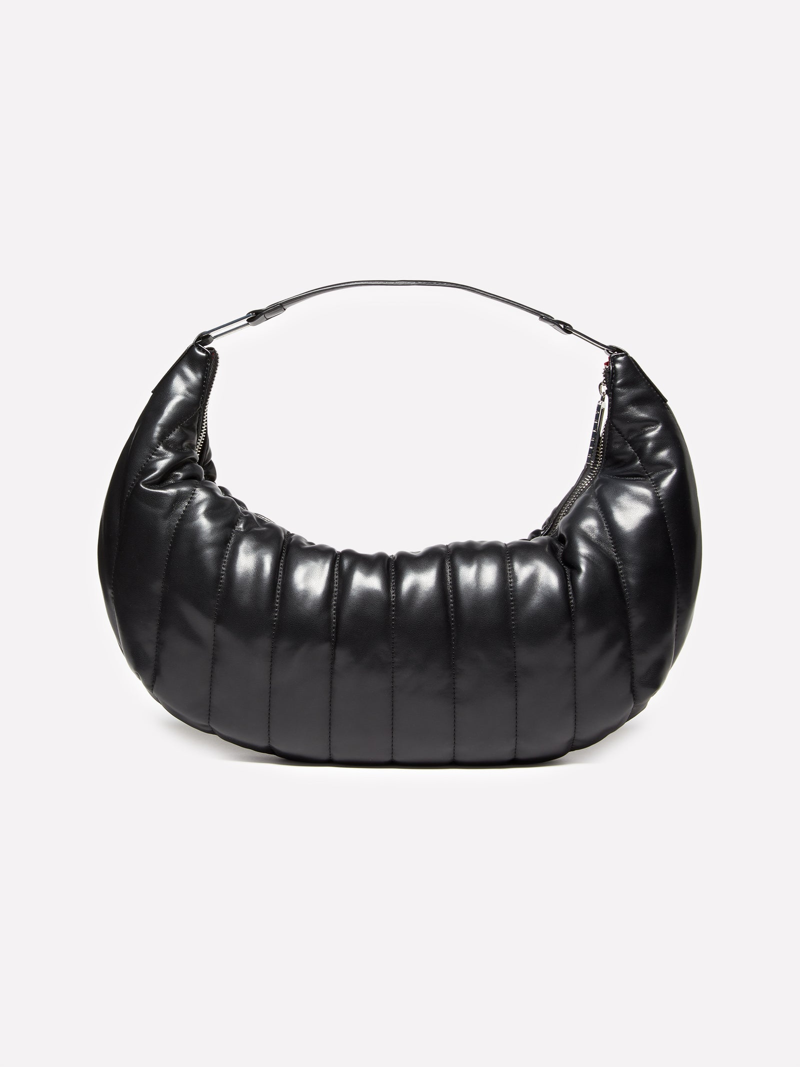 Borsa a spalla con impunture da donna nero 2 | Sisley Outlet