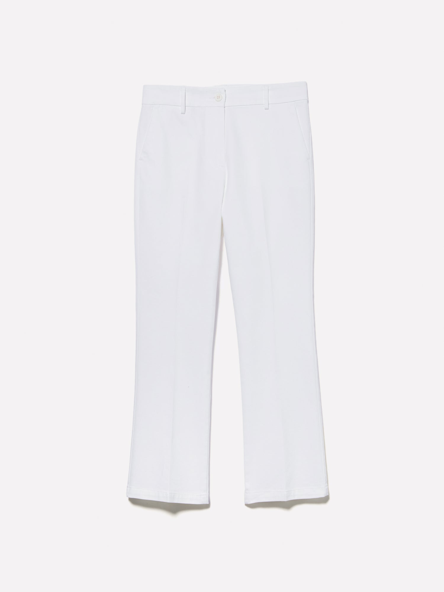 Pantaloni slim fit da donna bianco | Sisley Outlet