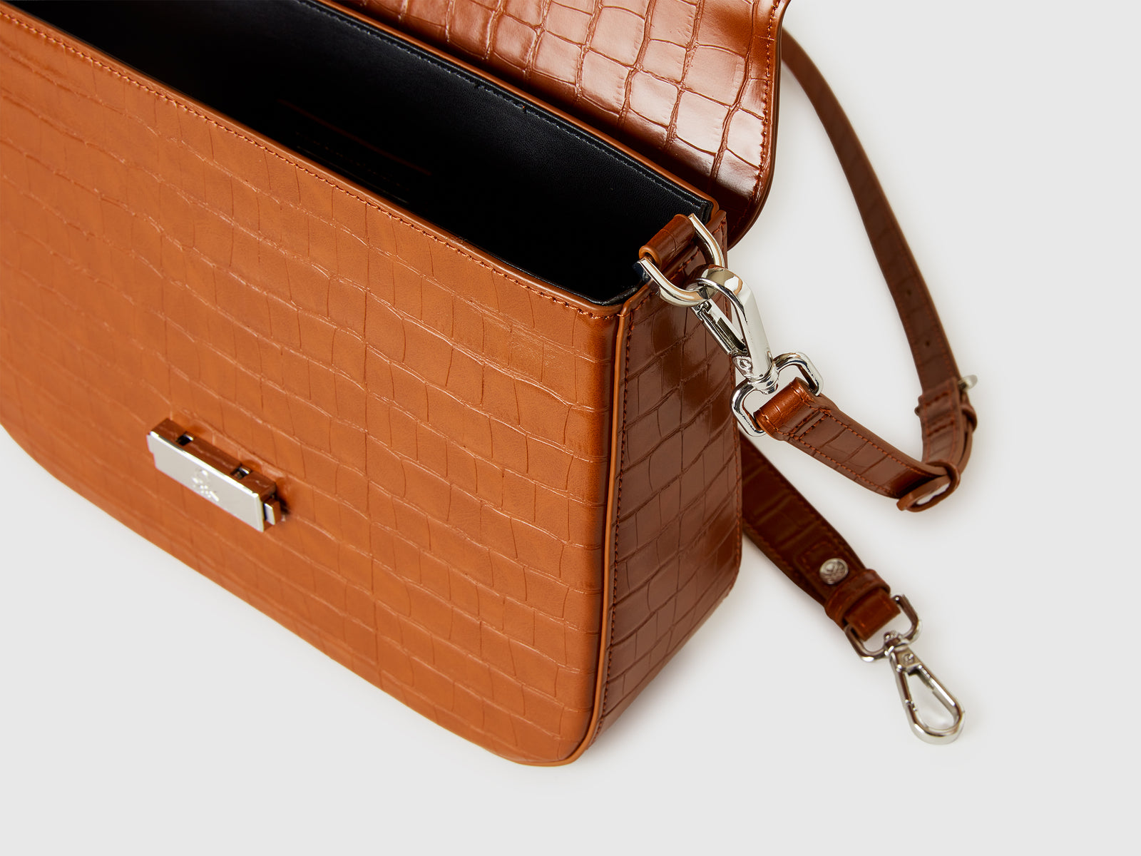 Be Bag piccola marrone con stampa cocco da donna bruciato 3 | Benetton Outlet