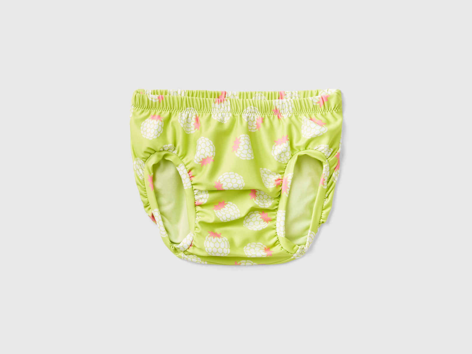 Costume slip con stampa frutta da neonato giallo | Benetton Outlet
