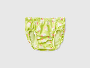 Costume slip con stampa frutta