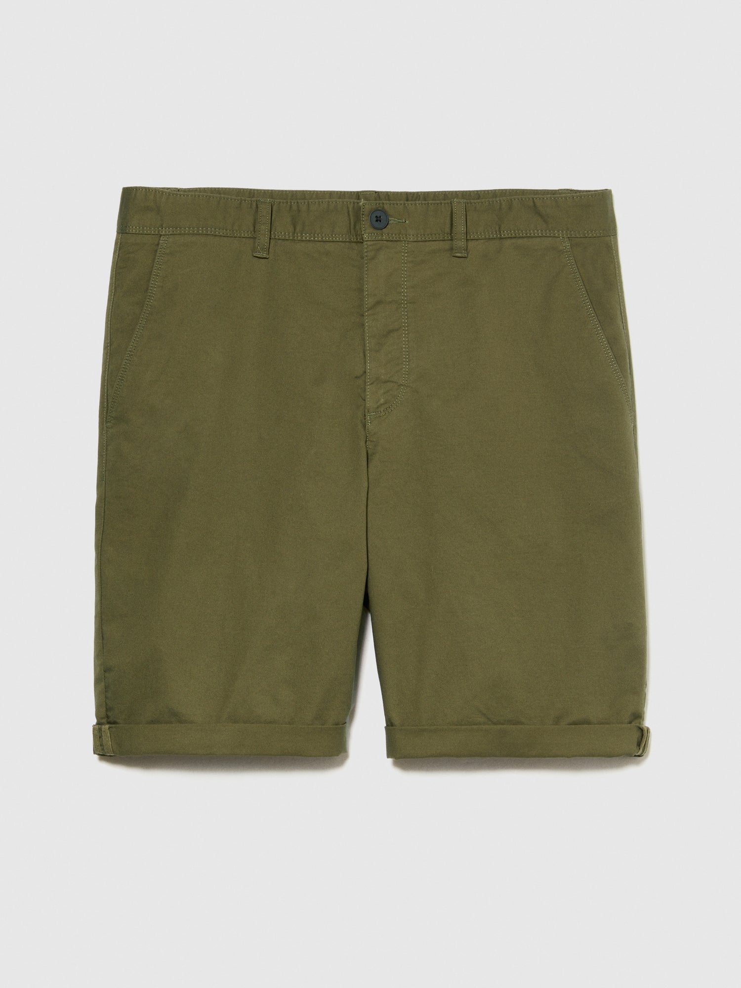 Bermuda slim fit da uomo verde oliva | Sisley Outlet