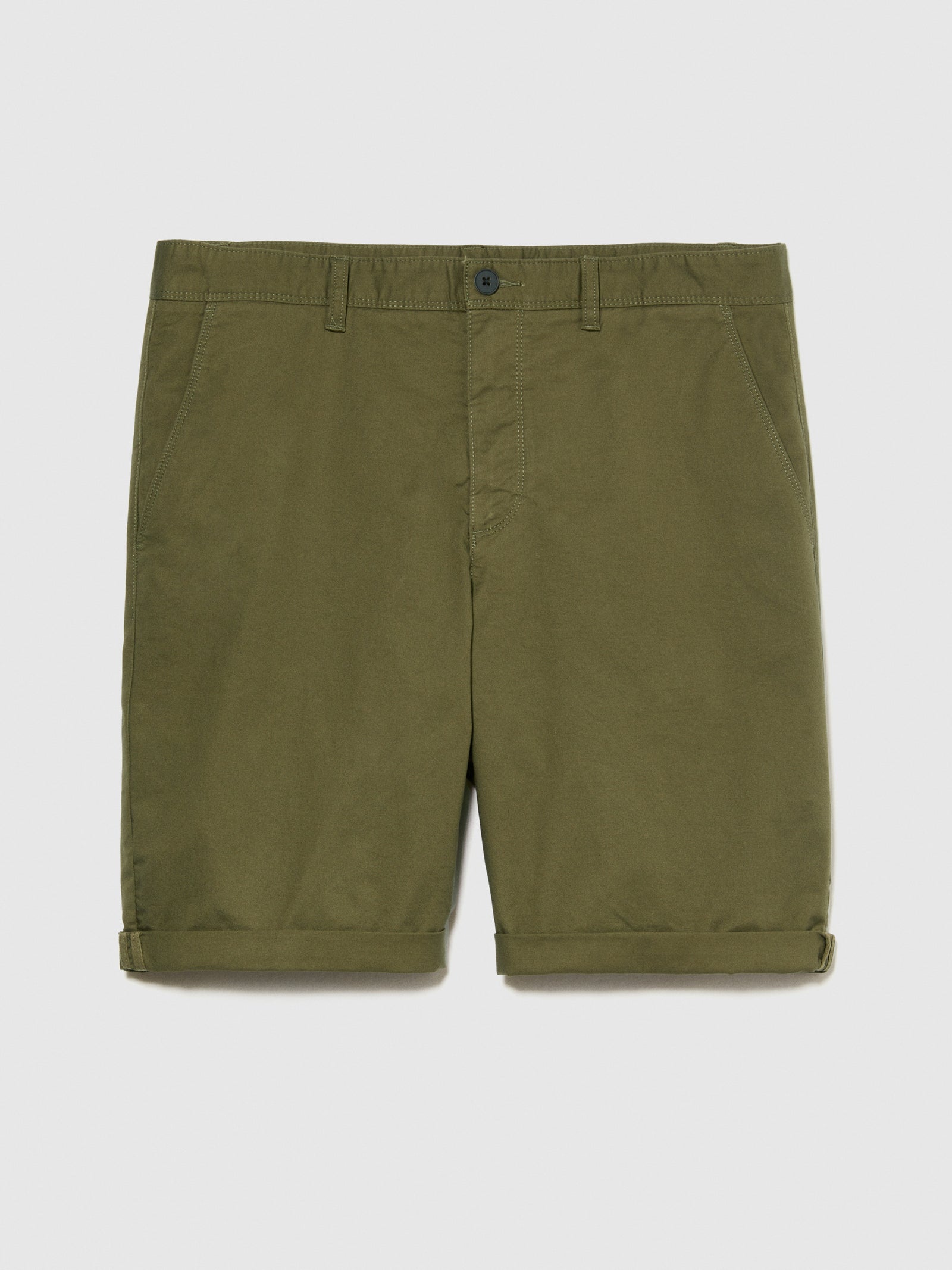 Bermuda slim fit da uomo verde oliva | Sisley Outlet
