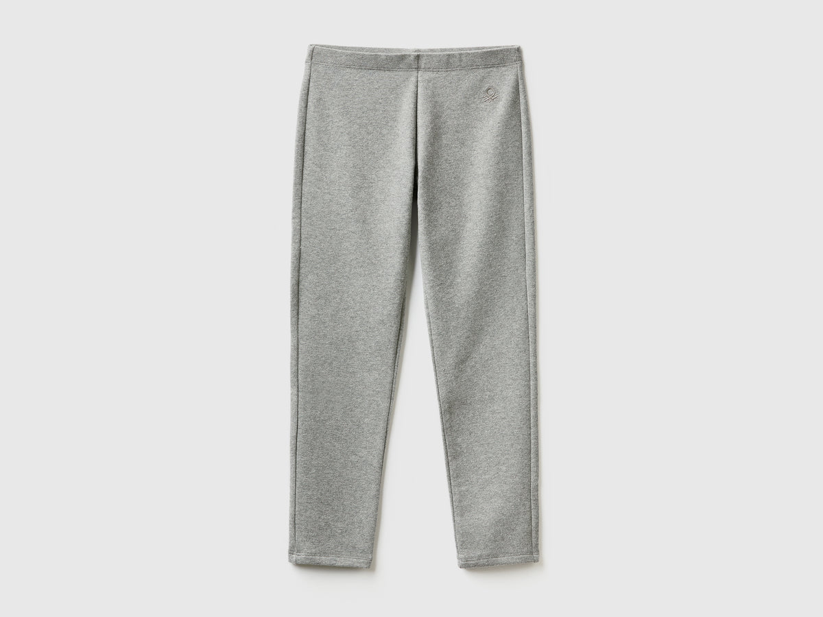Leggings in felpa stretch