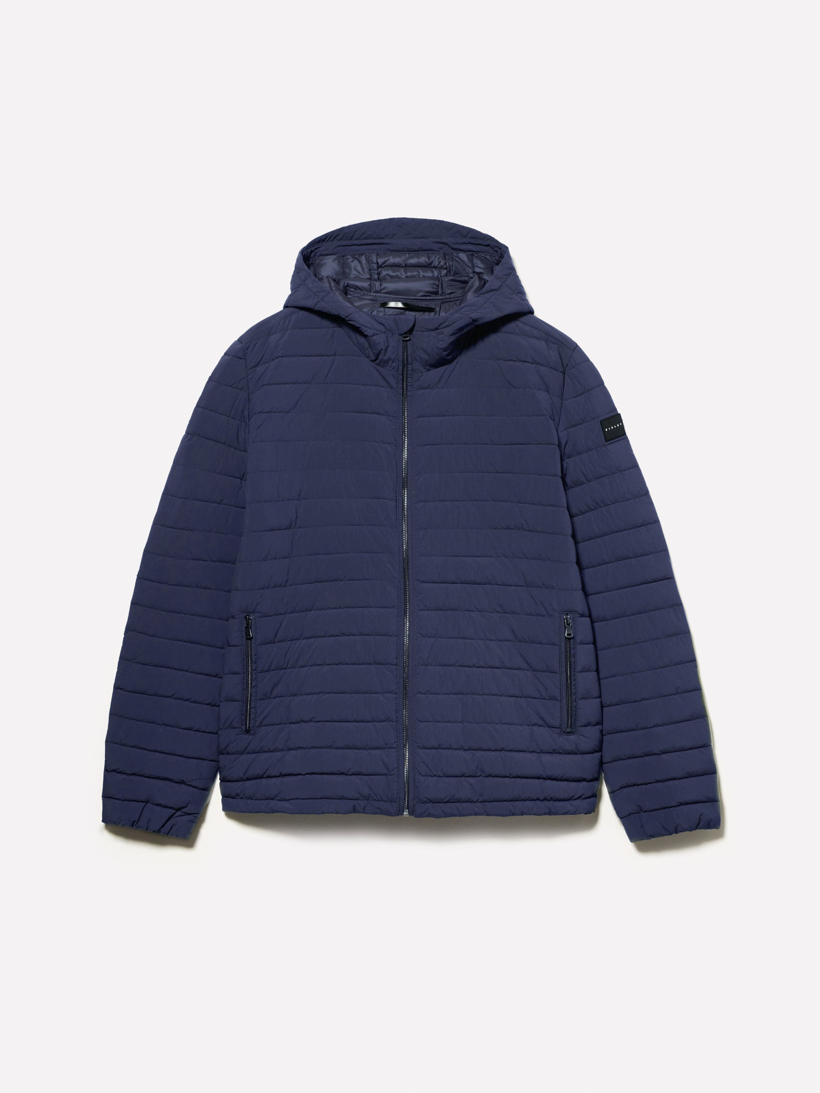 Chaqueta acolchada con capucha da uomo blu scuro | Sisley Outlet