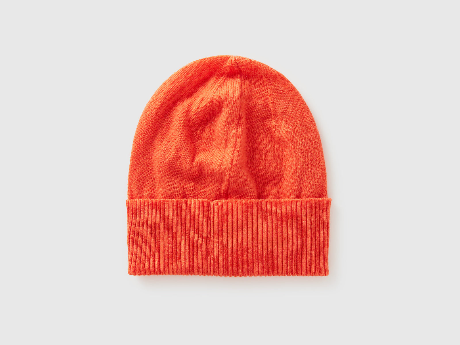 Cappello in pura lana Merino da donna arancione 2 | Benetton Outlet