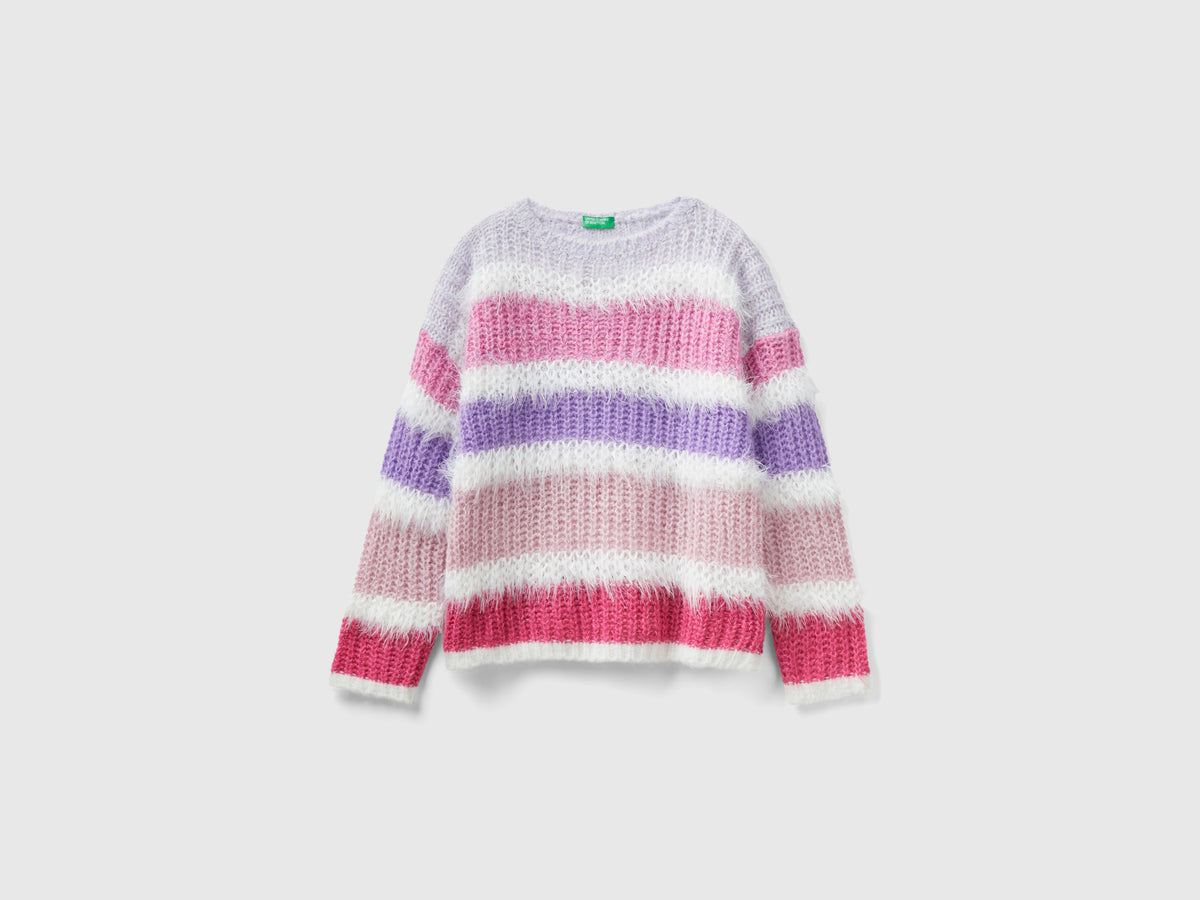 Maglioncino a righe con lurex