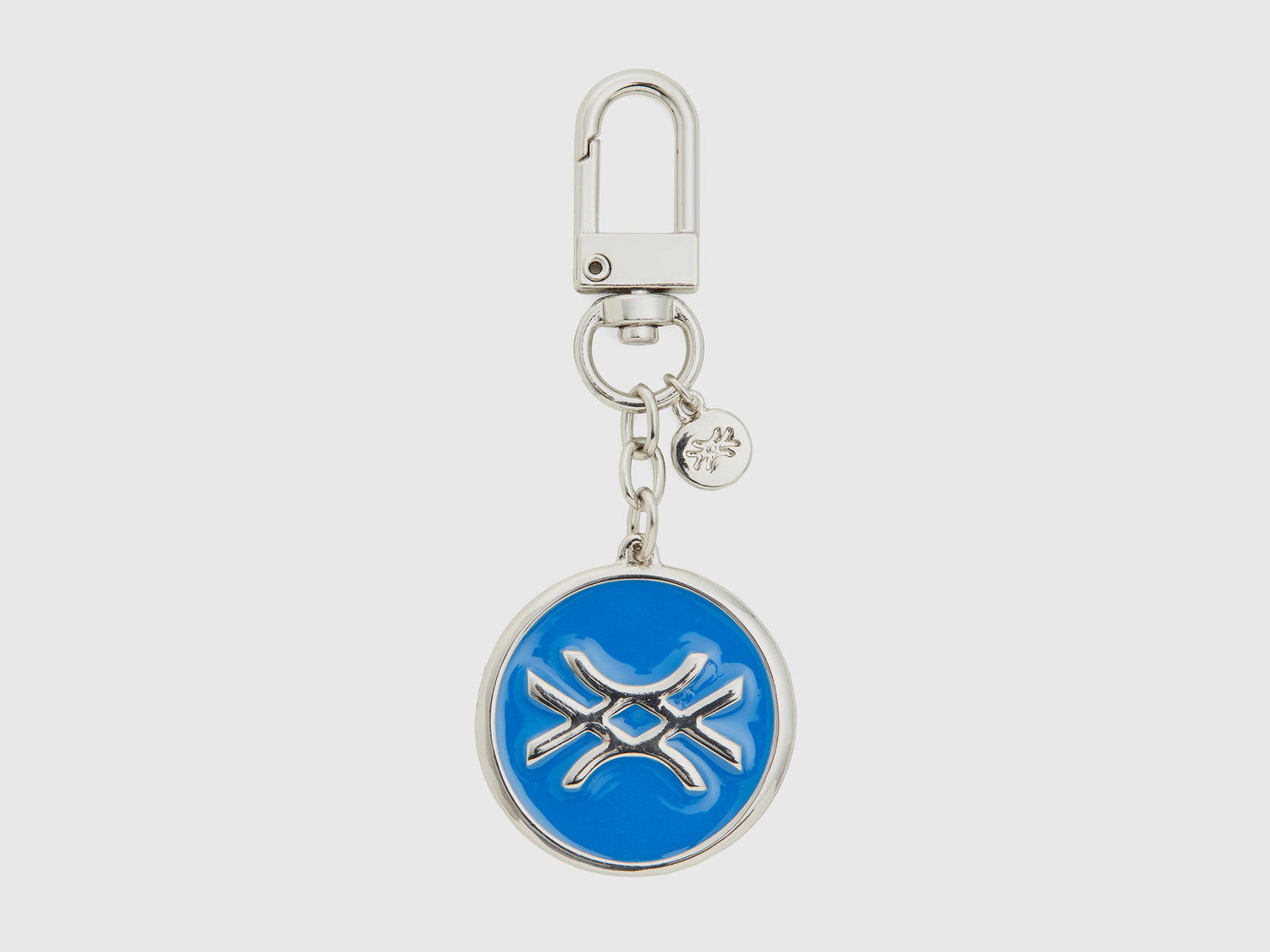 Portachiavi con pendente da donna celeste | Benetton Outlet