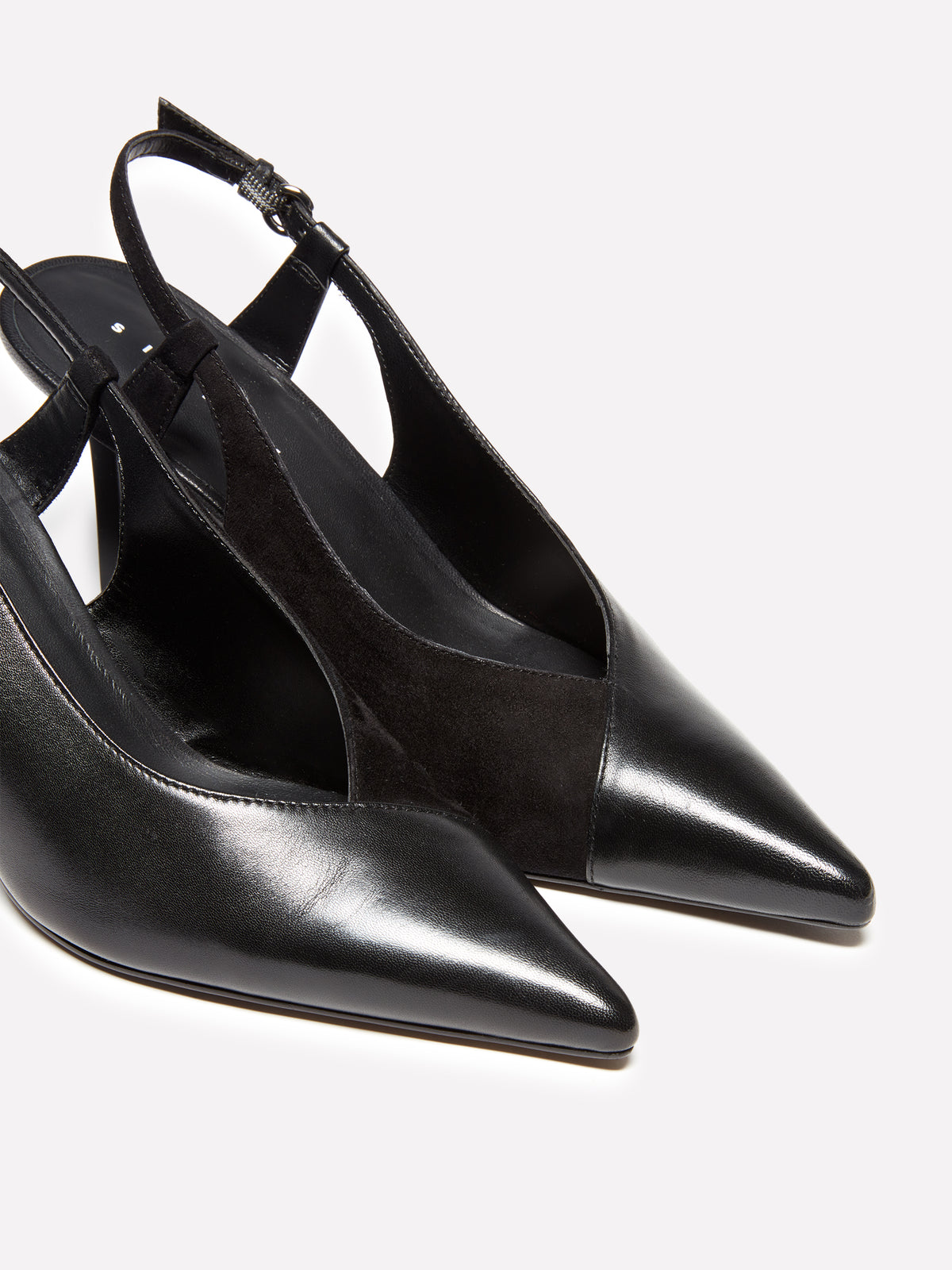 Slingback in 100% pelle
