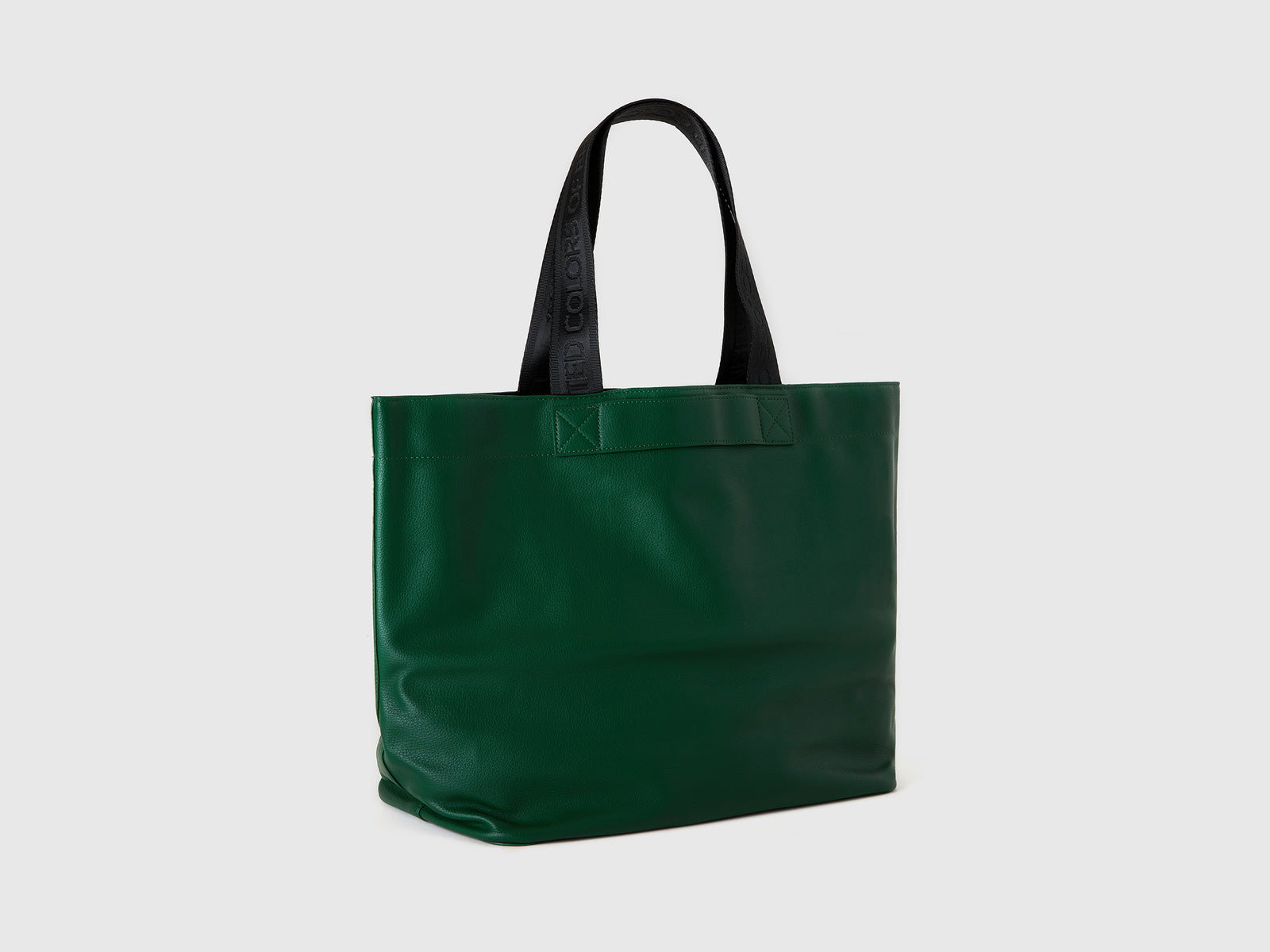 Tote bag reversibile da donna verde scuro 2 | Benetton Outlet