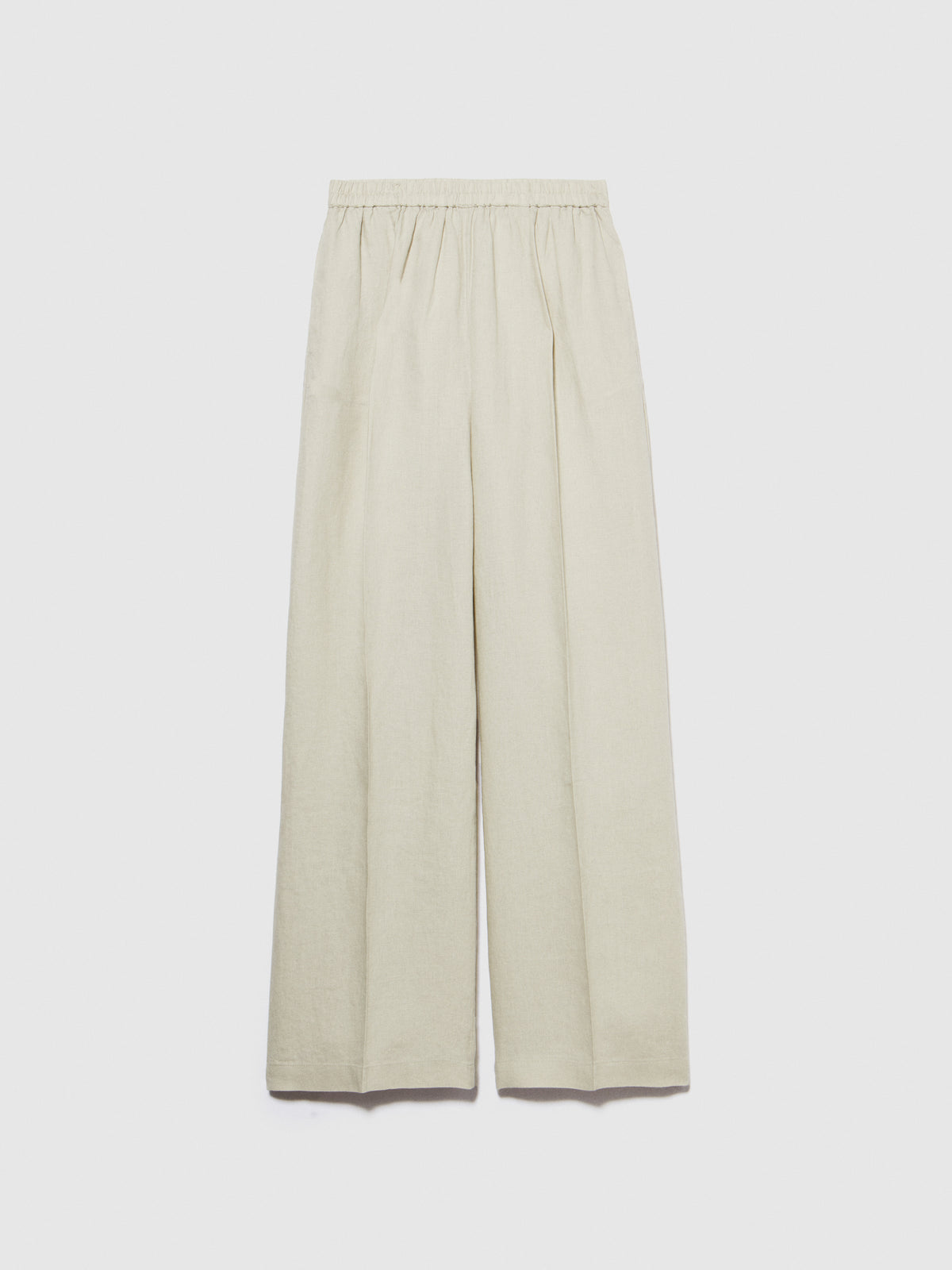 Pantaloni flare fit 100% lino