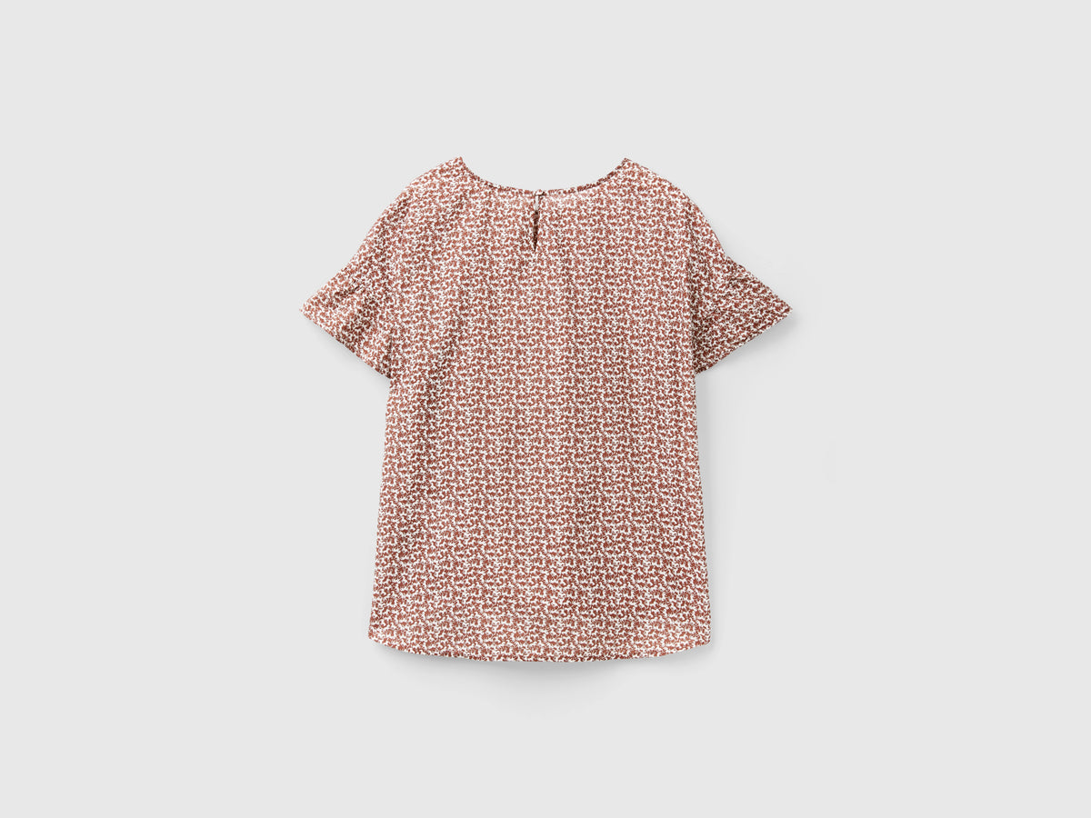 Blusa fantasia in cotone leggero