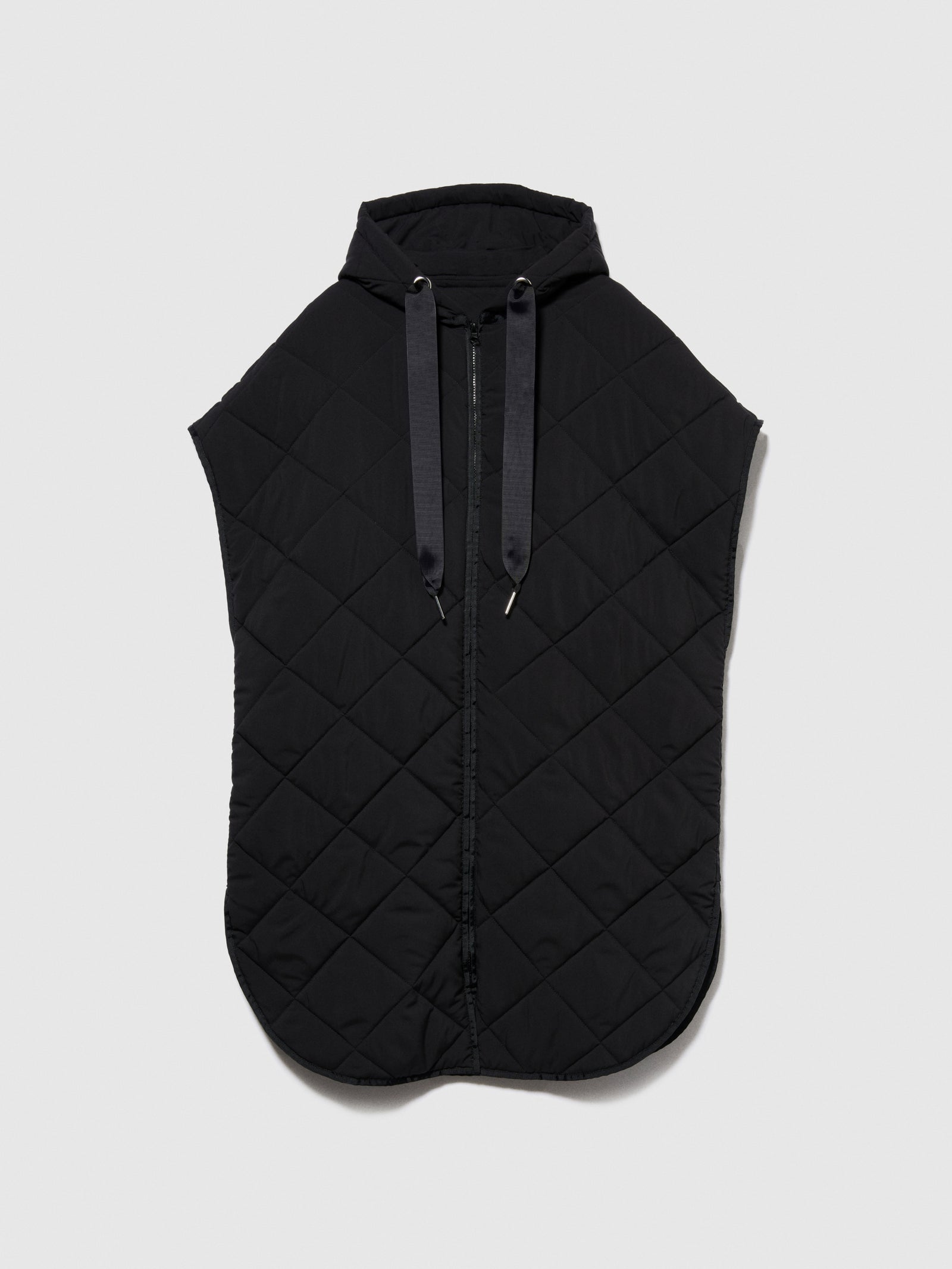 Cappa trapuntata da donna nero | Sisley Outlet
