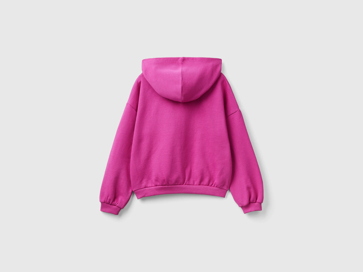 Felpa con cappuccio 100% cotone