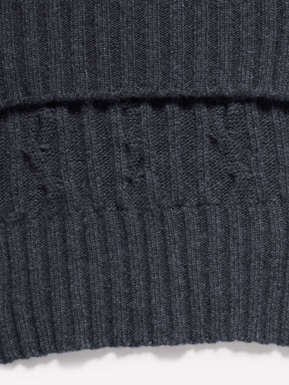 Sciarpa in maglia di misto lana