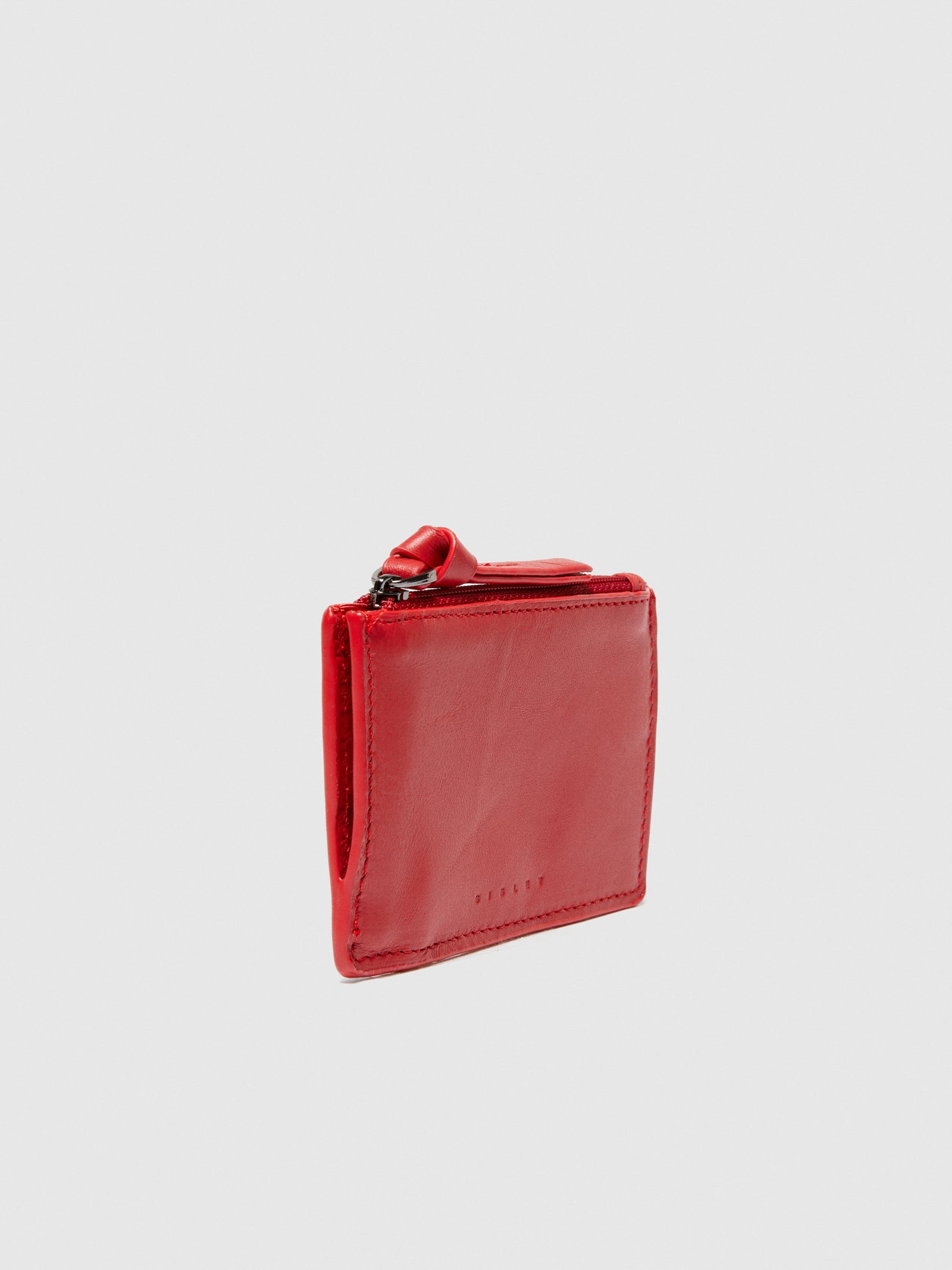Portamonete in pelle da donna rosso 3 | Sisley Outlet
