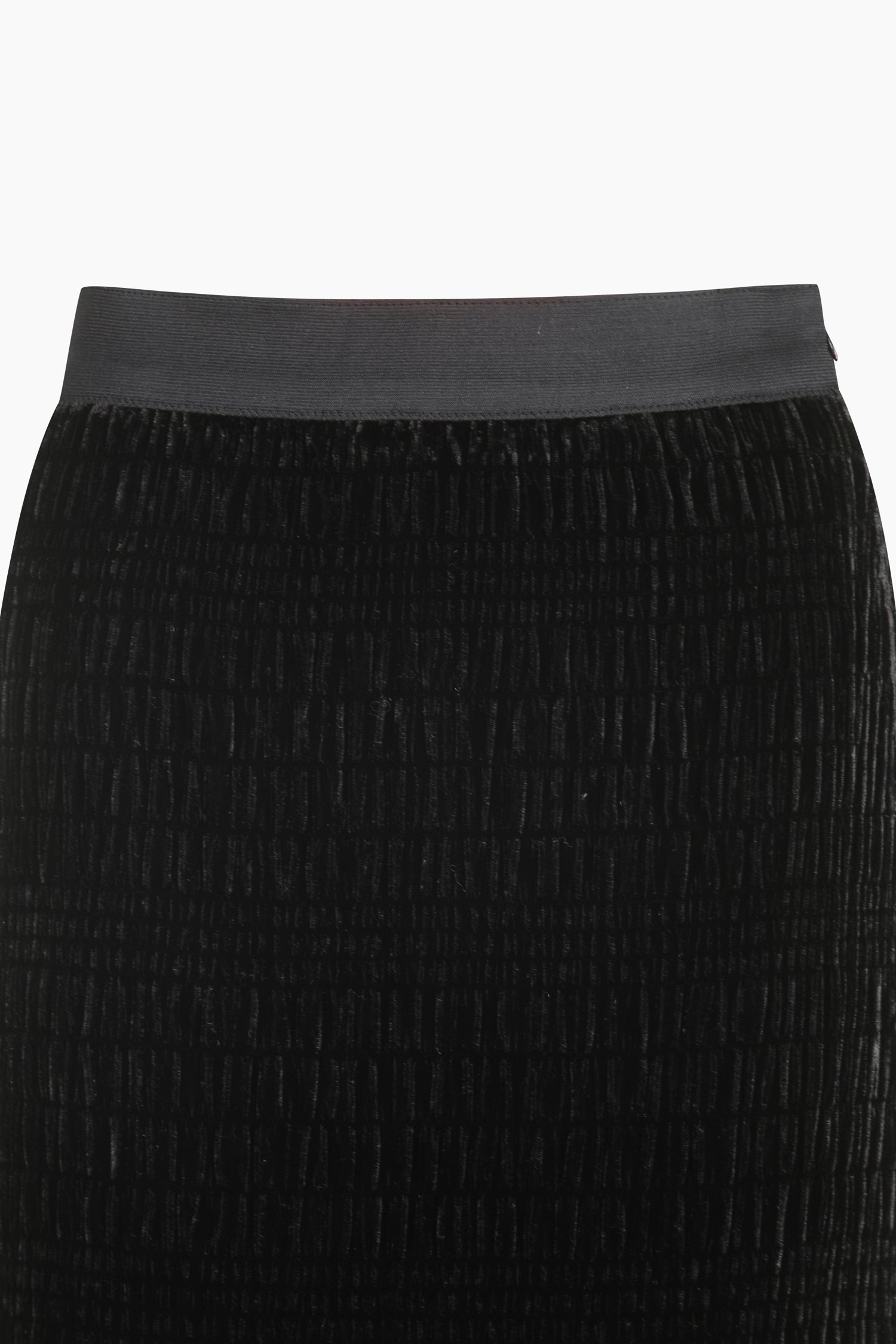 Gonna lunga in velluto da donna nero 3 | Sisley Outlet