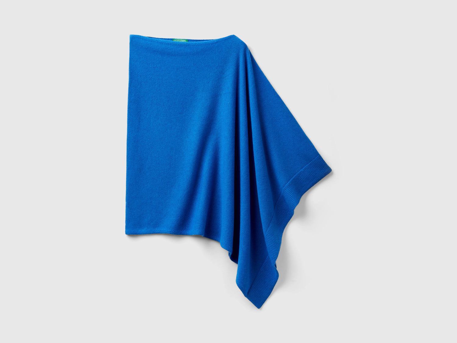 Mantella in misto cashmere da donna blu | Benetton Outlet