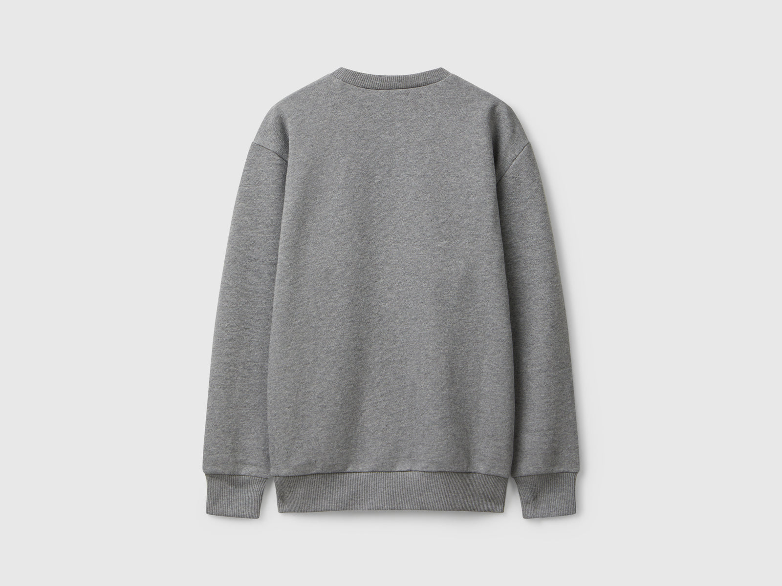 Felpa con stampa slogan da bambino grigio scuro 2 | Benetton Outlet