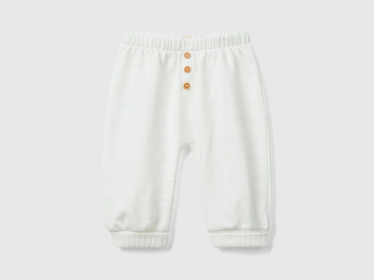 Pantaloni in felpa con bottoni