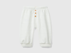 Pantaloni in felpa con bottoni
