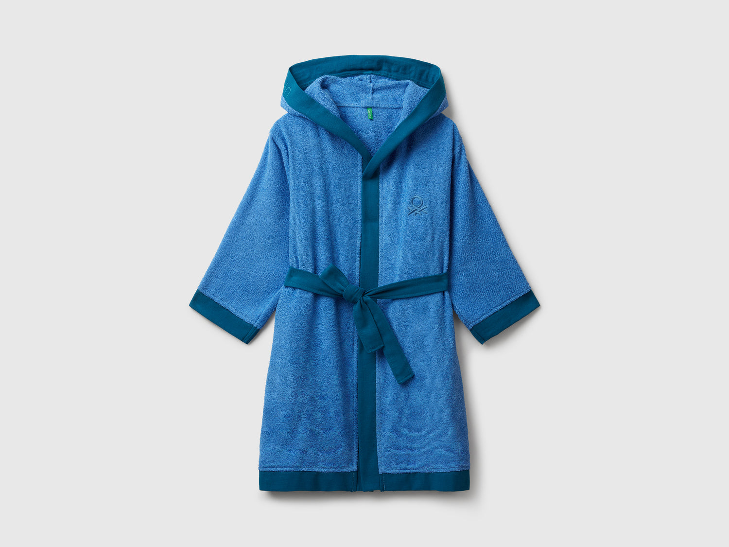Accappatoio con logo da bambino avio | Benetton Outlet