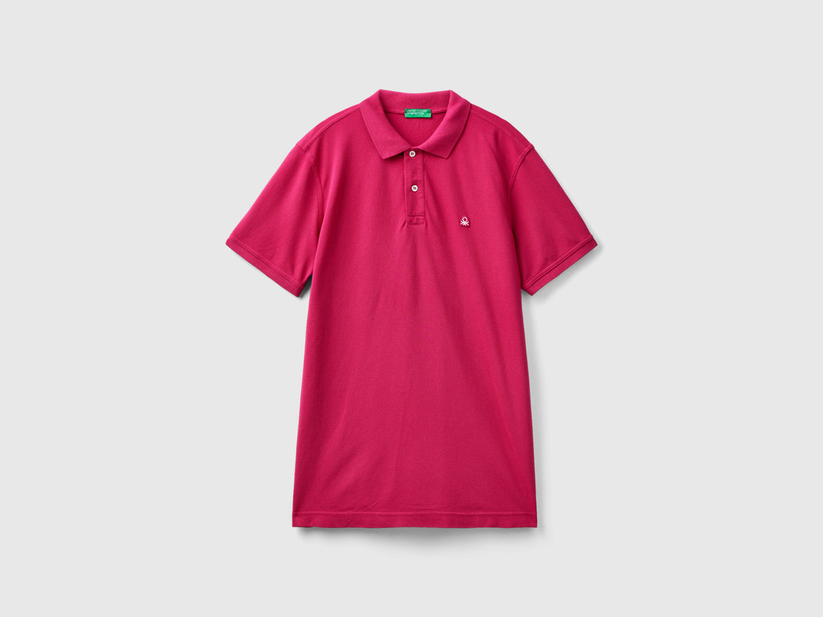 Polo fucsia regular fit