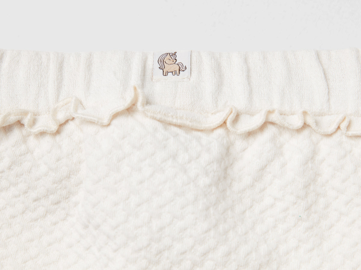 Pantaloni jacquard con spacchetti