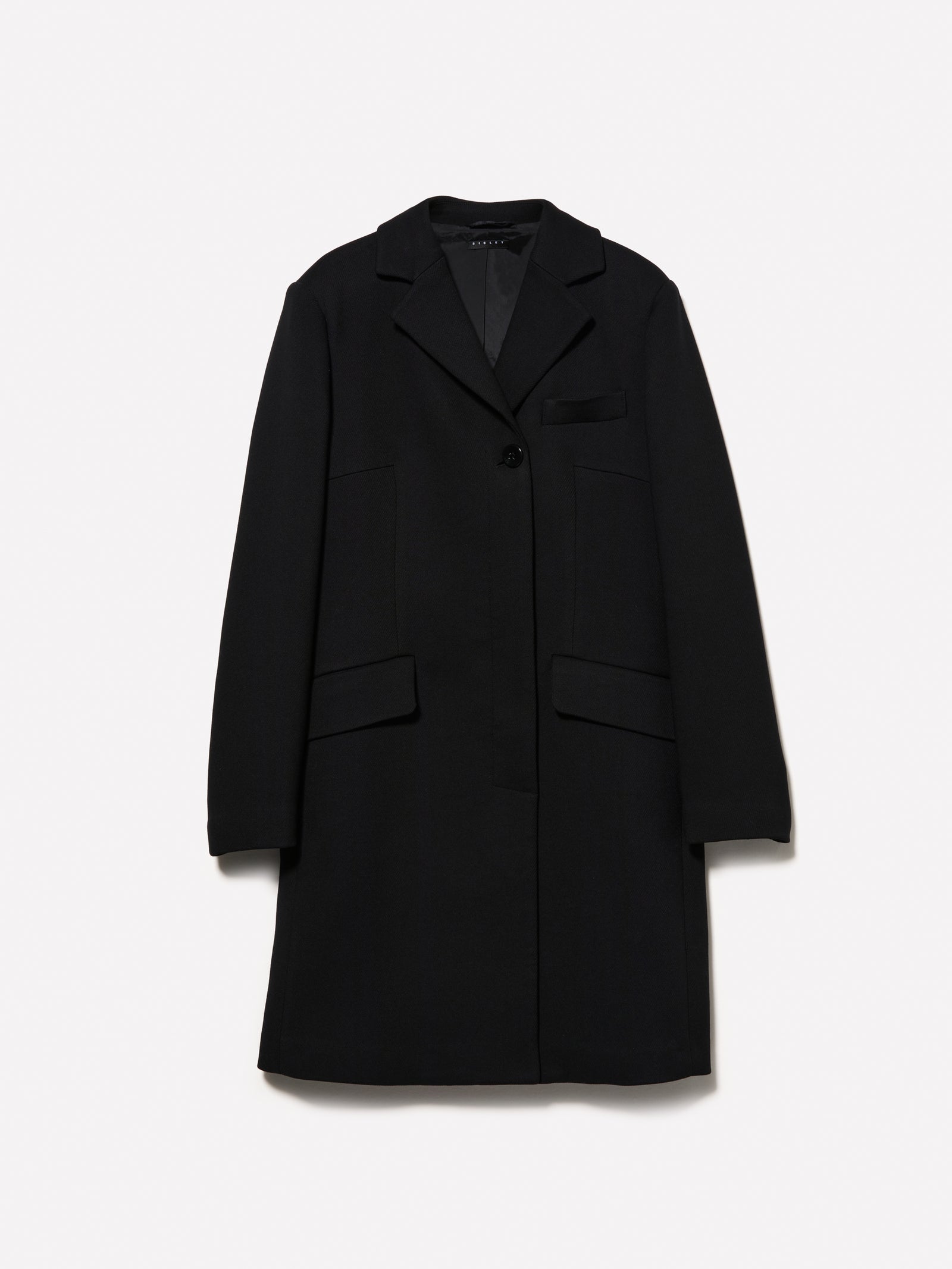 Spolverino regular fit da donna nero | Sisley Outlet